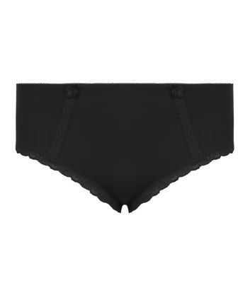 Comprar Curves Black Lace Trim Short Briefs al mejor precio