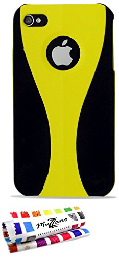 Comprar Muzzano F11320 - Funda para Apple iPhone 4, color amarillo al mejor precio