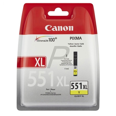 Comprar Canon CLI-551Y XL Amarillo - Cartucho al mejor precio