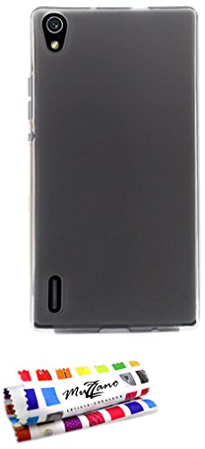Comprar Muzzano F868975 - Funda para Huawei Ascend P7, color gris al mejor precio