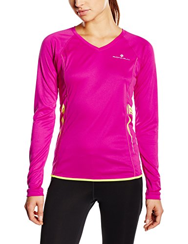Comprar Ronhill mujeres manga larga camiseta traumaticas, mujer, color Morado - Magenta/Fluorescent Yellow, tamaño 8 al mejor precio