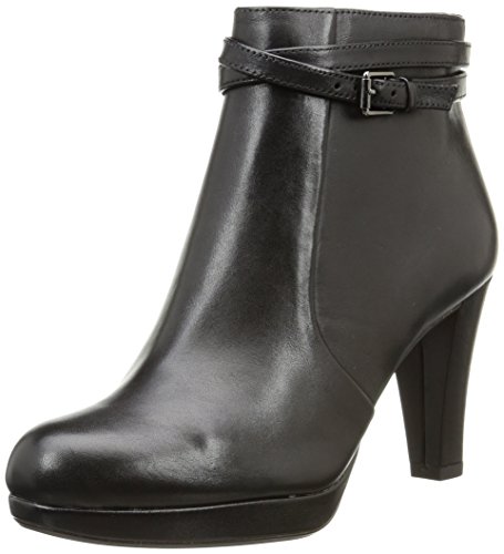 Comprar Clarks Kendra Shell - botas de cuero mujer, color negro, talla 39 al mejor precio
