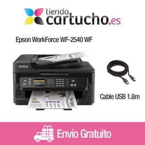 Comprar Epson WorkForce WF-2540 WF + Cable 1.8m. Epson WorkForce WF-2540 WF + Cable 1.8m. al mejor precio