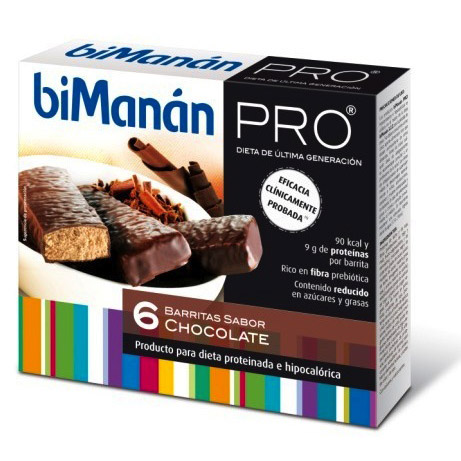 Comprar Barritas biManán PRO Sabor Chocolate 6 uds. al mejor precio
