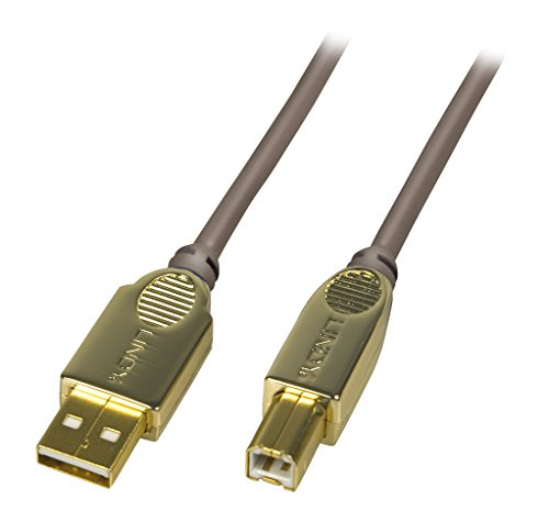 Comprar Lindy 37687 - Cable USB (2.0, USB A, USB B) Oro, Gris al mejor precio