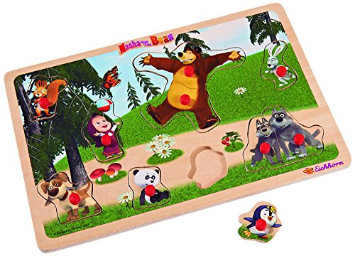 Comprar Eichhorn - 109304083 - Puzzle Masha - Caracteres de madera - 55 Piezas al mejor precio