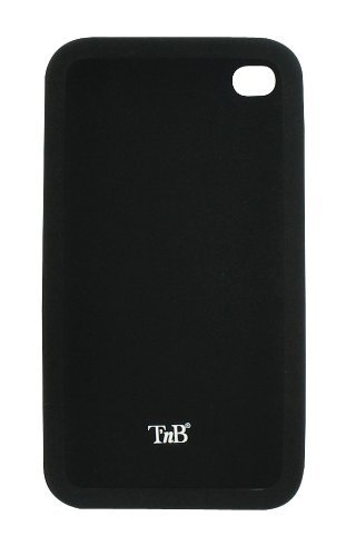 Comprar T'nB IPH43SB Silikon Skin - Funda para iPhone 4S, color negro al mejor precio