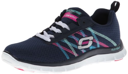 Comprar Skechers Mujeres Azul Sport Flex Appeal Zapato, color azul, talla 40 EU (7 Damen UK) al mejor precio