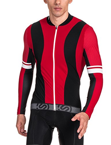 Comprar Skins - Maillot para hombre, talla S, color multicolor (Rot/Schwarz/Weiss) al mejor precio