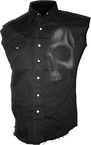 Comprar Spiral Shadow Skull Camisa trabajo sin mangas Negro M al mejor precio