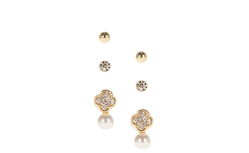 Comprar Parfois - Mujer - Set Pendientes Golden Delicates - Dorado - al mejor precio