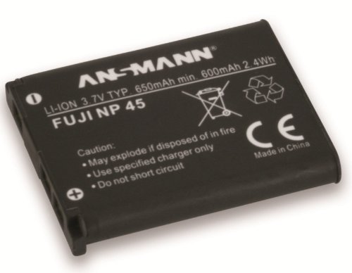 Comprar Ansmann 1400-0036 A-FUJ NP45 - Batería/Pila recargable (Ion de litio, 650 mAh, 3.7 V, Negro) al mejor precio