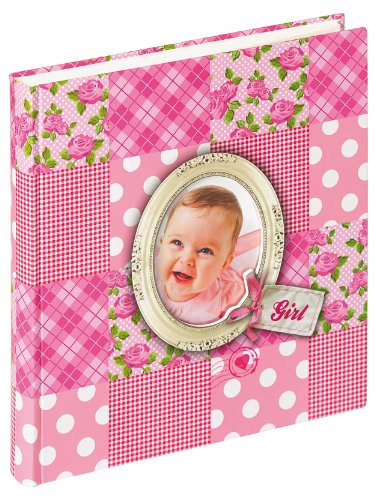 Comprar Walther UK-115-R - Álbum de fotos para bebé (28 x 30,5 cm), diseño de Patchwork, color rosa al mejor precio