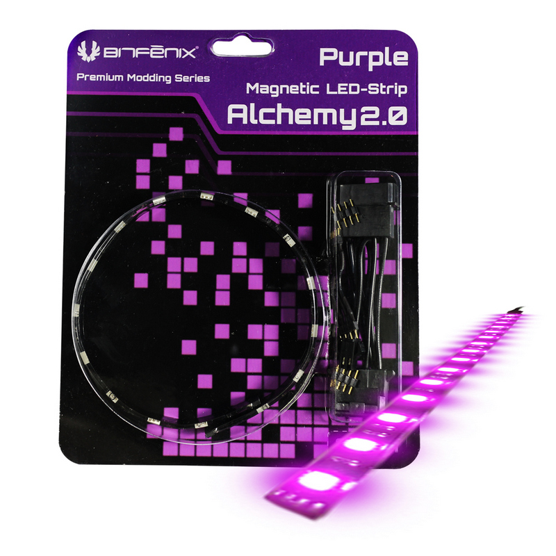 Comprar Bitfenix Alchemy 2.0 Tira LED Magnetica 12cm Purpura - Iluminación al mejor precio