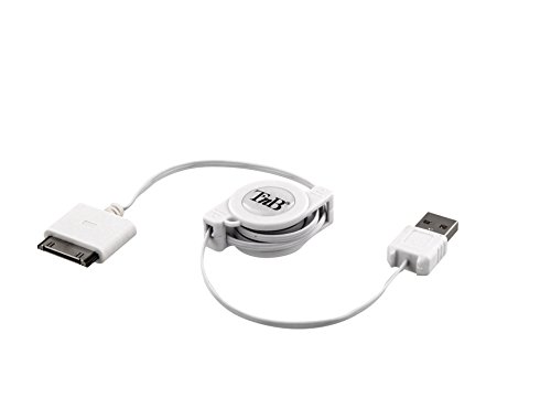 Comprar TNB extraíble Cable USB 2.0 Cable para el iPhone / iPod Blanco al mejor precio