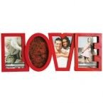 Comprar Portafotos Romántico LOVE Plástico Rojo al mejor precio