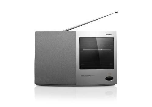 Lenco MPR-031 - Radio (Portátil, Analógica, AM, FM, 3,5 mm, 25,5 cm, 5,5 cm) Gris