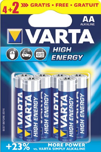 Comprar Varta 4906121436 batería no-recargable - Pilas (Alcalino, Cilíndrico, 1.5V) Azul al mejor precio