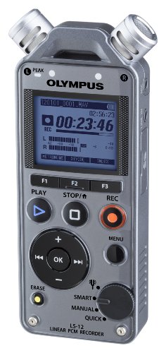 Comprar Olympus PCM LS-12 - Grabador de sonido digital portátil, color gris al mejor precio