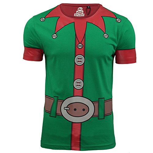 Comprar Xplicit - Camiseta - Manga corta - para hombre verde Suit - Jolly Green Small al mejor precio
