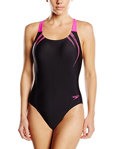 Comprar Speedo 8-09689A02828 - Traje de baño, color Negro (Black/Ecstatic), talla UK: Talla 28 al mejor precio