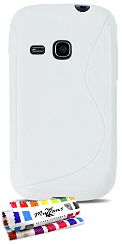 Comprar Muzzano F21181 - Funda para Samsung Galaxy Young, color blanco al mejor precio