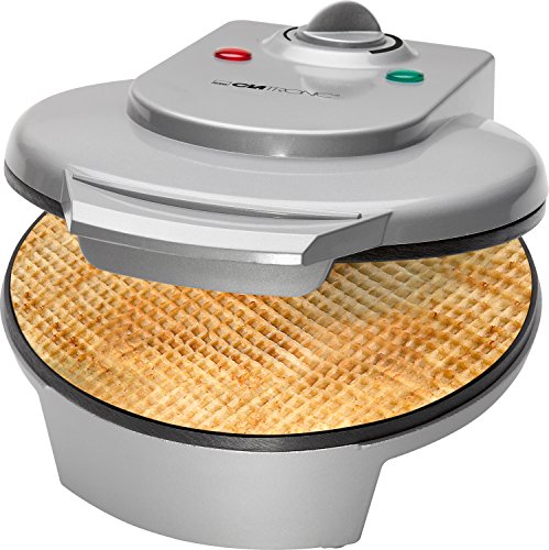 Comprar Clatronic HA 3494 - Máquina de barquillos Y cucuruchos de helados, 1200 W, color plata al mejor precio