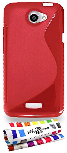 Comprar Muzzano F33S6-40408357 - Funda para HTC One X, color rojo al mejor precio
