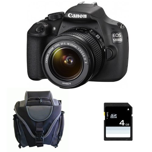 Comprar CANON EOS 1200D + 18-55 IS II + acabado + Carte SD 4Go al mejor precio