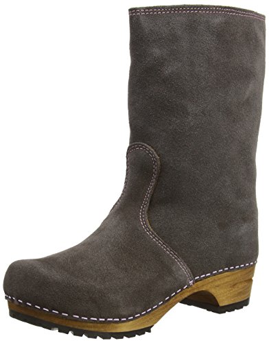 Comprar Sanita Charlotta Boot - Botas altas de piel mujer, color gris, talla 40 al mejor precio