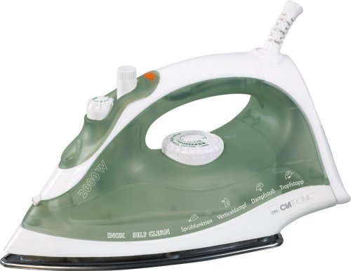 Comprar Clatronic DB 3105 - Plancha de vapor, suela de acero inoxidable, 2000 W, color blanco al mejor precio