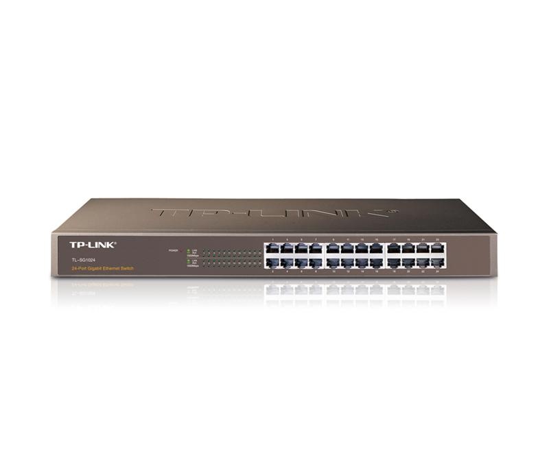 Comprar Switch TP-LINK 24P Gigabit, 1U 19' RACK MOUNT al mejor precio