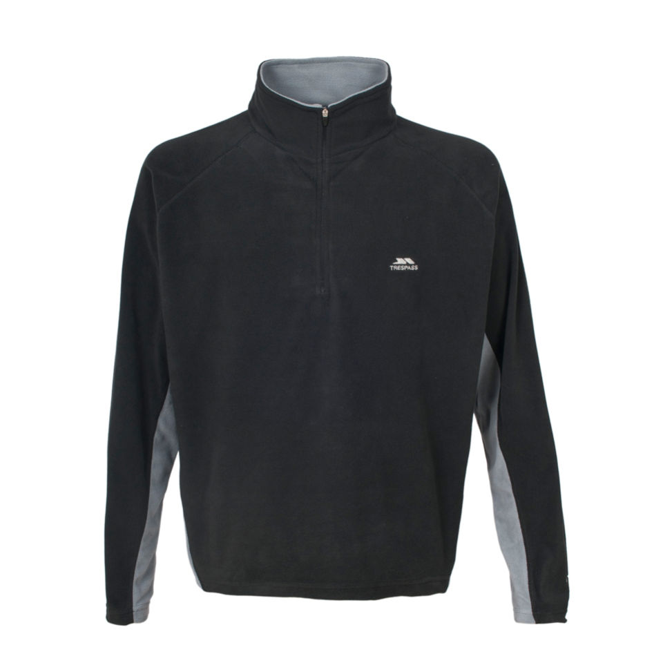 Comparar mejores precios Trespass Men's Tron AirTrap100 1/2l Zip 2 Tone Fleece Jumper - Black - L con descuentos Comprar Trespass Men's Tron AirTrap100 1/2l Zip 2 Tone Fleece Jumper - Black - L al mejor precio