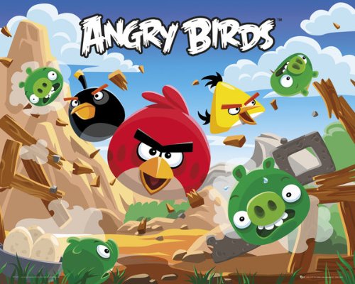 Comprar MoviePostersDirect - Póster (40 x 50 cm), diseño de Angry Birds al mejor precio