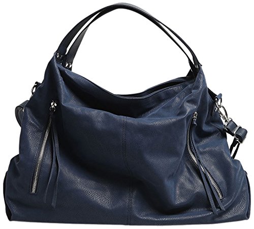 Comprar s.Oliver 39.508.94.5221 - Bolsa de la compra de piel sintética mujer, color azul, talla 54x51x13 cm (B x H x T) al mejor precio