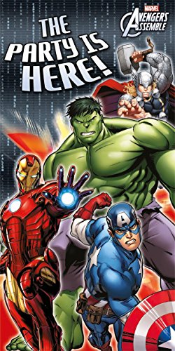 Comprar Marvel Los Vengadores superhéroe Niño cumpleaños Cartel para Puerta al mejor precio