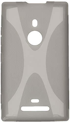 Comprar Muzzano F11177 - Funda para Nokia Lumia 925 + 3 protecciónes de pantalla, color gris al mejor precio