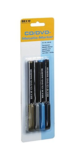 Comprar Beco CD/DVD Marker - Marcador (Negro, Azul, Oro, Plata) al mejor precio