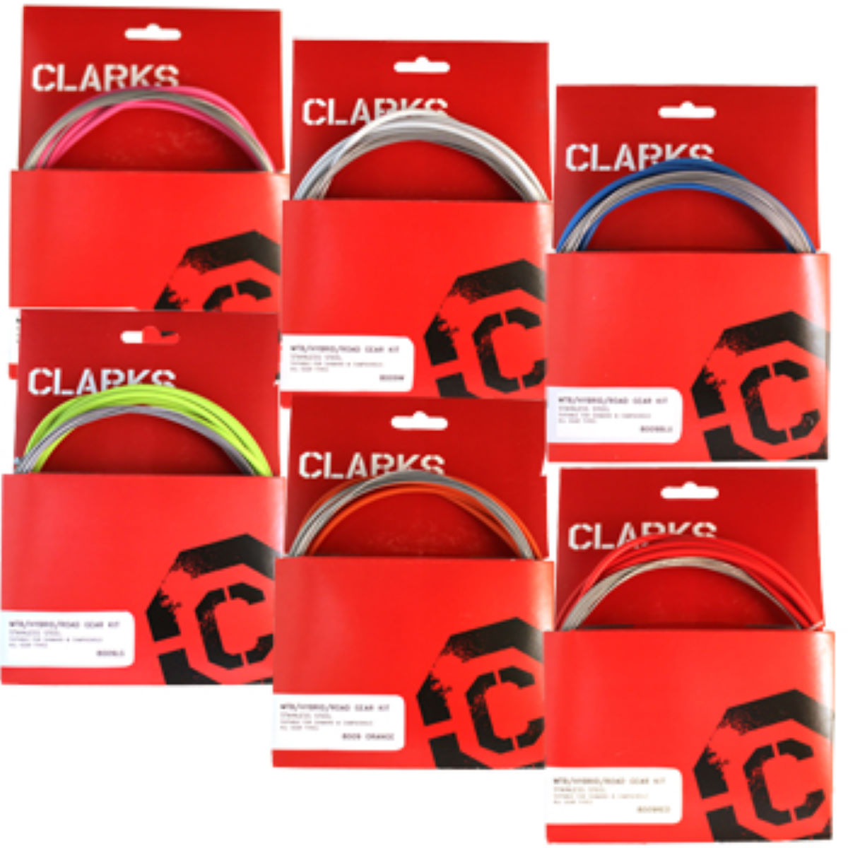 Comparar mejores precios Juego de cables de marchas delanteros y traseros universales Clarks - Cables de cambio con descuentos Comprar Juego de cables de marchas delanteros y traseros universales Clarks - Cables de cambio al mejor precio