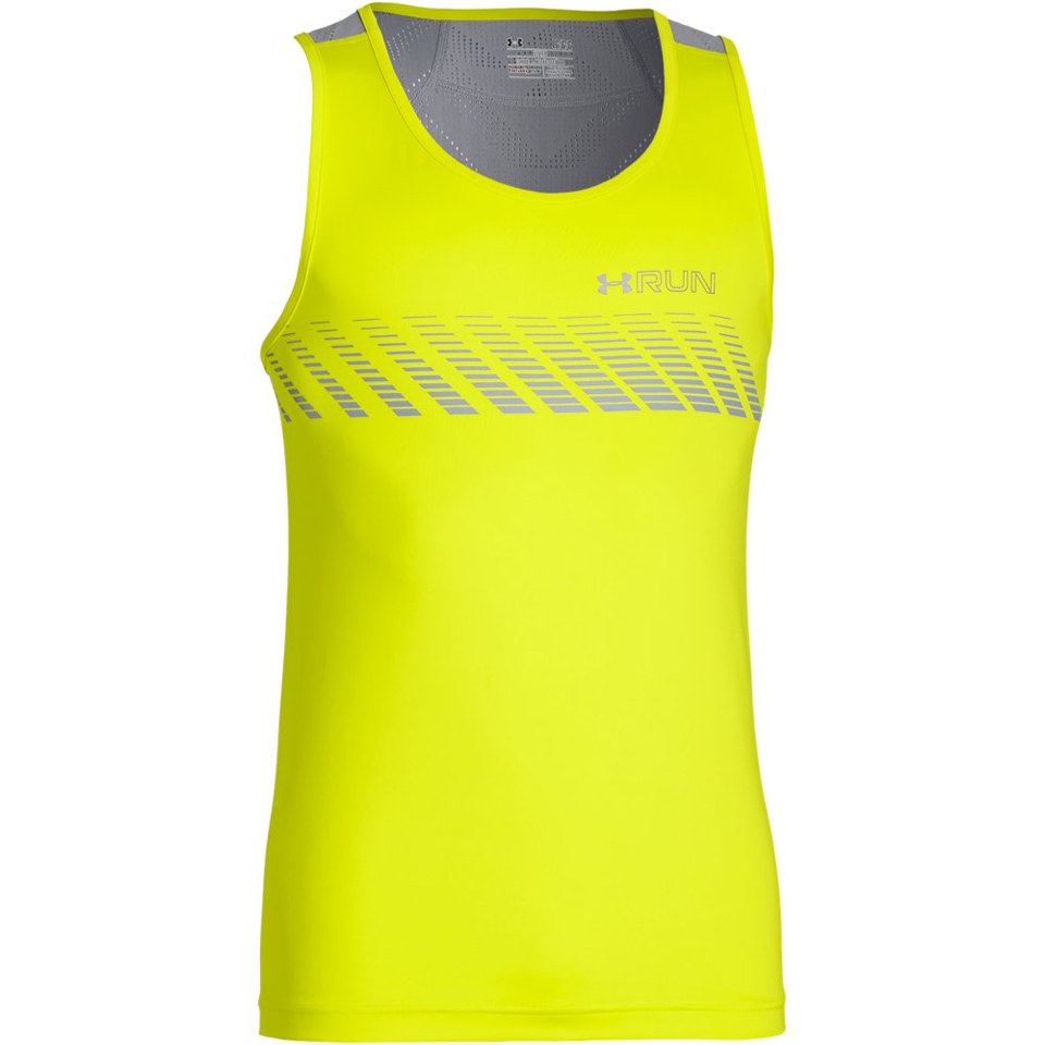 Comprar Under Armour Men's HeatGear Armourvent Apollo Singlet - Sunbleached - L al mejor precio