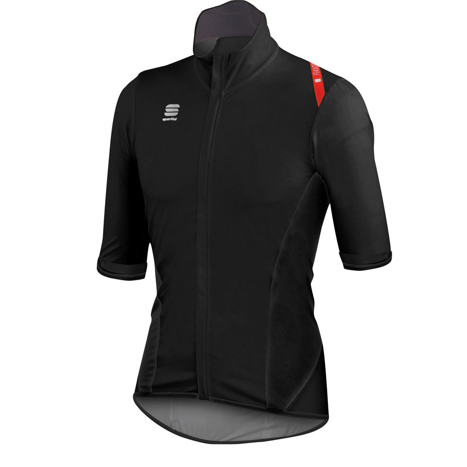 Comprar Sportful Fiandre Light No Rain Short Sleeve Jersey - Black/Red - L al mejor precio