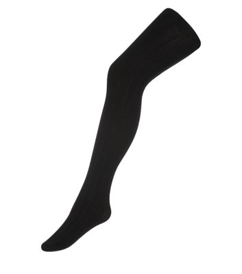 Comprar Teens Black Cable Knit Tights al mejor precio