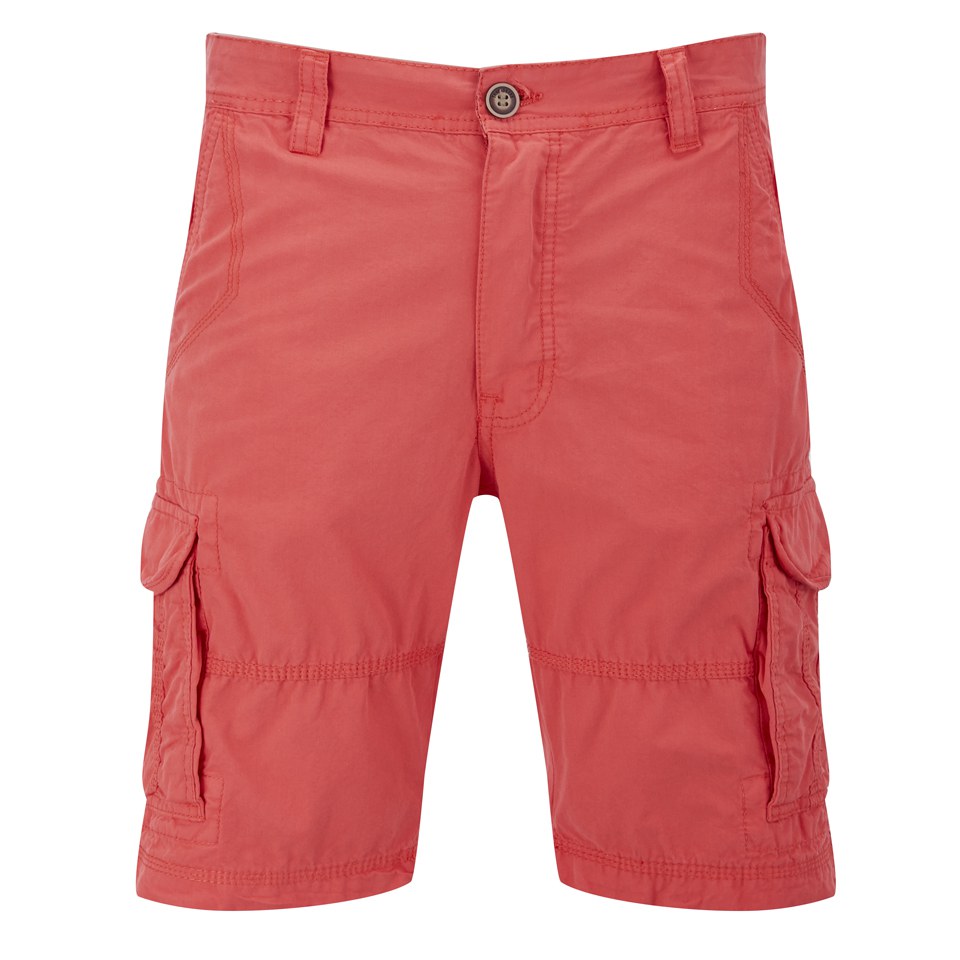 Comprar Threadbare Men's Fargo Cargo Shorts - Bright Coral - XXL al mejor precio