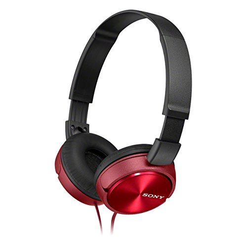 Comprar Sony MDR-ZX310APR - Auriculares de diadema cerrados (con micrófono, control remoto integrado), rojo al mejor precio