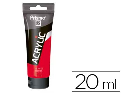 Comprar PINTURA ACRILICA PRISMO ROJO PERMANENTE MEDIO 259 TUBO DE 20 ML (3 unid.) al mejor precio