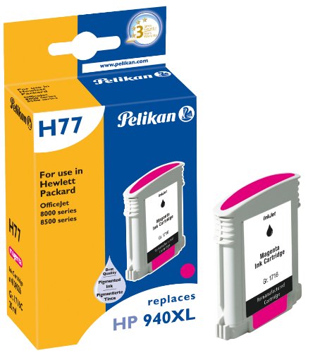 Comprar Pelikan H77 - Cartucho inkjet (para HP OfficeJet Pro 8000, 8502, 20 ml) color magenta pigmentado al mejor precio