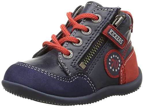 Comprar Kickers Bi Free - Zapatos primeros pasos para niña azul Bleu (Marine/Rouge) 26 al mejor precio