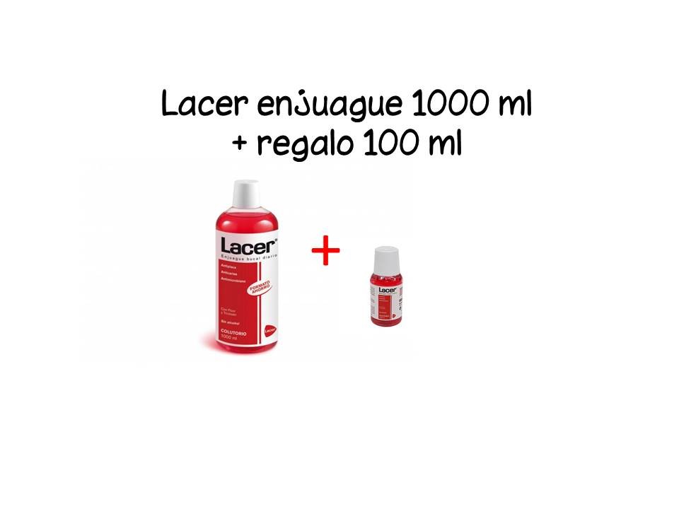 Comparar mejores precios Lacer enjuague bucal diario 1000 ml + regalo 100 ml con descuentos Comprar Lacer enjuague bucal diario 1000 ml + regalo 100 ml al mejor precio