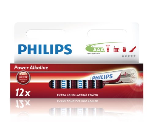 Comprar Philips LR03P12W AAA - Pilas AAA (Alkaline, 1.5 V, 12 unidades) al mejor precio