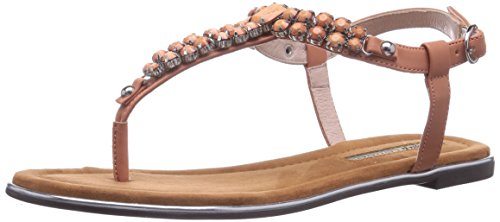 Comprar Buffalo London 14BU0155-1 LEATHER PU - Sandalias de material sintético para mujer, color naranja, talla 41 al mejor precio